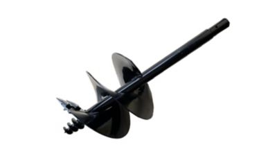 Country Pro 18 in. Wide by 48 in. Long Earth Auger - Carbon Steel Construction - 2 in. Shaft Fits most Standard Auger Powerheads
