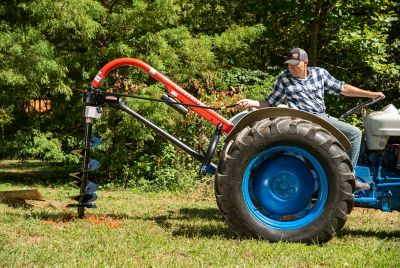 Image showing 5 th Country Pro 18 x 48in. Carbon Steel Earth Auger for CAT 1 and CAT 2 Post Hole Diggers
