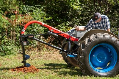 Image showing 6 th Country Pro 18 x 48in. Carbon Steel Earth Auger for CAT 1 and CAT 2 Post Hole Diggers