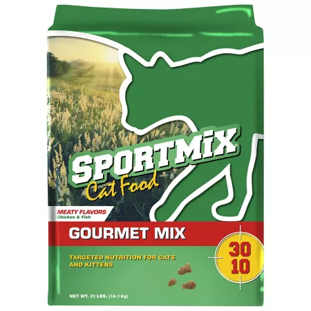 Sportmix All Life Stages Indoor/Outdoor Gourmet Mix Chicken Recipe Dry Cat Food Dry Cat Food