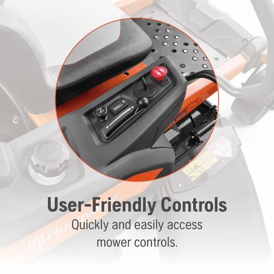 Image showing 5 th Husqvarna Z242F Special Edition 42 in. 21.5 HP Gas Zero-Turn Mower, Kawasaki V-Twin Engine, Hydrostatic Transmission, 970729905