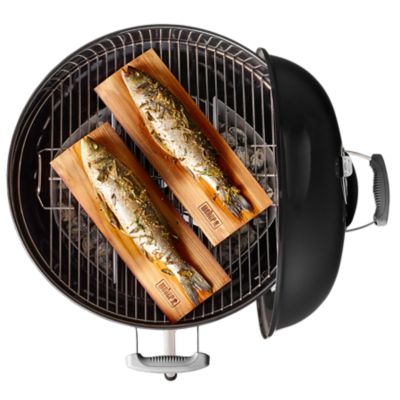 Image showing 5 th Weber Original Premium Charcoal Kettle Grill, 363 sq. in., Black