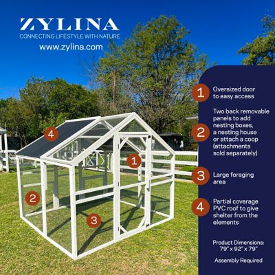 Image showing  Modern Universal Poultry Pen, 10 Chicken Capacity, Medium