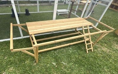 Image showing  Best Rest Nesting Box Table With Ramp