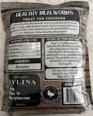 Image showing 8 th Zylina Healthy Mealworm Poultry Treats
