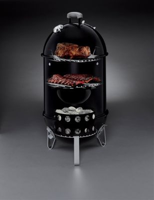 Image showing 8 th Weber 286 sq. in. Smokey Mountain Charcoal Cooker, 14 in.