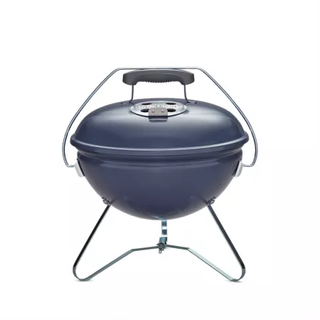 Weber 14 in Smokey Joe Premium Slate Blue Portable Grills