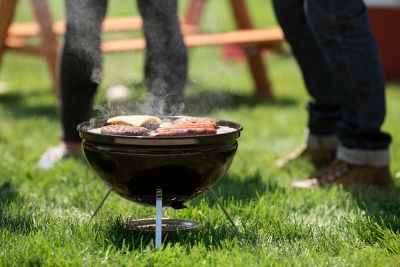 Image showing 6 th Weber 14 in. Smokey Joe Charcoal Grill, Black