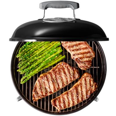Image showing 8 th Weber 14 in. Smokey Joe Charcoal Grill, Black