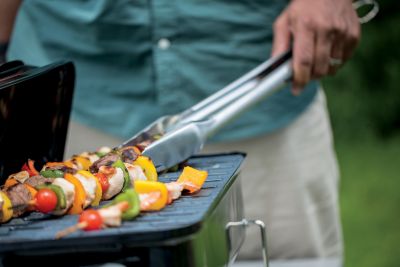 Image showing  1-Burner Go Anywhere Propane Gas Grill, 6,500 BTU, Black