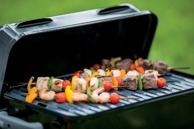 Image showing  1-Burner Go Anywhere Propane Gas Grill, 6,500 BTU, Black