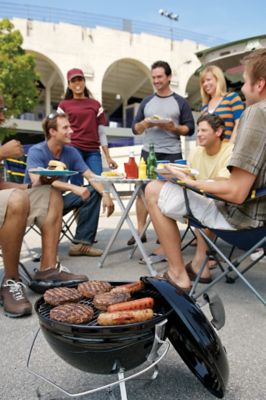 Image showing 8 th Weber 14 in. Smokey Joey Premium Grill, Black