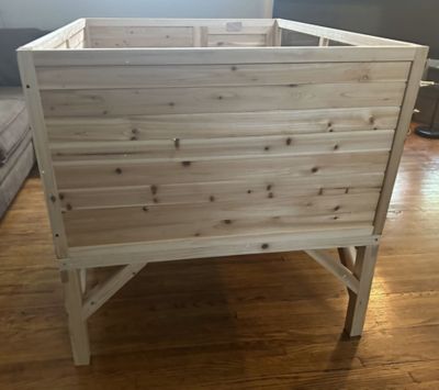 Image showing 6 th Zylina Raised Guinea Pig and Rabbit House, 48 x 40 x 40in.