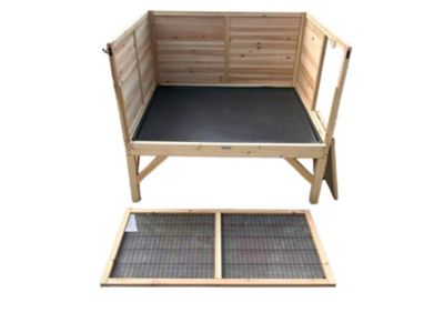 Image showing 8 th Zylina Raised Guinea Pig and Rabbit House, 48 x 40 x 40in.