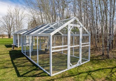 Image showing  Universal Modern Poultry Pen, Large with 1 Nesting Box Attachment