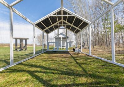 Image showing  Universal Modern Poultry Pen, Large with 1 Nesting Box Attachment