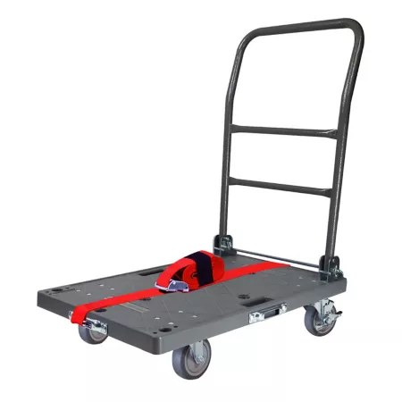 Snap-Loc 500 lb Easy Move Push Cart with Strap Kit Platform Trucks