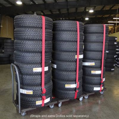 Snap-Loc 1,200 lb. Capacity General Purpose E-Track Push Cart Dolly, Black