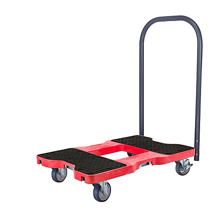 Snap-Loc 1,200 lb. General Purpose E-Track Push Cart Dolly, Red