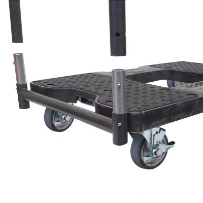Image showing  1,200 lb. Capacity General Purpose E-Track Panel Cart Dolly, Black