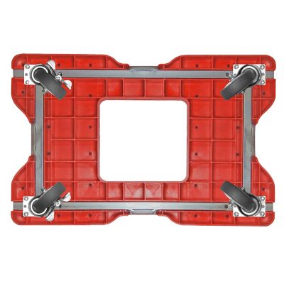 Image showing  1,200 lb. Capacity General Purpose E-Track Panel Cart Dolly, Red