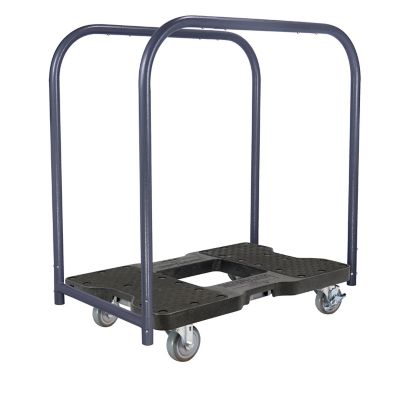 Snap-Loc 1,500 lb. Industrial Strength E-Track Panel Cart Dolly, Black