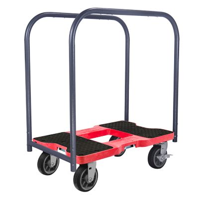 Snap-Loc 1,500 lb. Capacity All-Terrain E-Track Panel Cart Dolly, Red