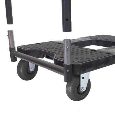 Image showing  1,600 lb. Capacity Extreme-Duty Black-Ops E-Track Panel Cart Dolly