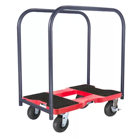 Snap-Loc 1 600 lb Extremely Durable E-Track Panel Cart Red Moving Dollies