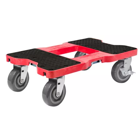 Snap-Loc Super Heavy Duty Electronic Track Cart 1 800 lbs Red Moving Dollies