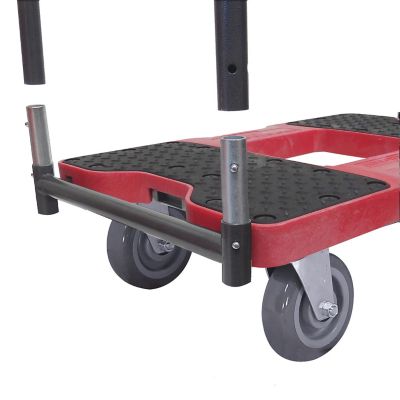 Image showing  1,800 lb. Capacity Super-Duty E-Track Push Cart Dolly, Red