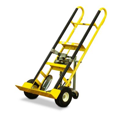 Snap-Loc 500 lb. 4-Wheel Appliance E-Track Hand Truck Cart with Cinch
