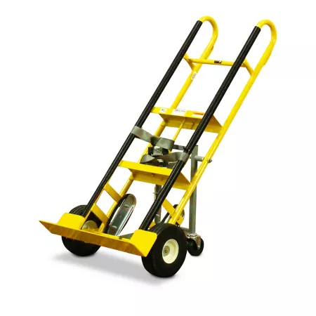 Snap-Loc 4-Wheel Electronic Track Hand Truck for Appliances 500 lb with Strap Hand Trucks