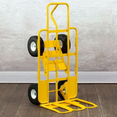 Image showing  750 lb. Capacity 4-Wheel All-Terrain E-Track Hand Truck Cart
