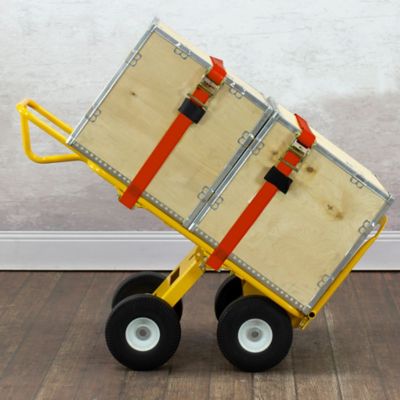 Image showing  750 lb. Capacity 4-Wheel All-Terrain E-Track Hand Truck Cart
