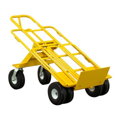 Image showing  1,000 lb. All-Terrain 6-Wheel E-Track Hand Truck Cart