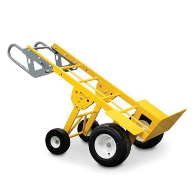 Snap-Loc 1,200 lb. Capacity 4-Wheel All-Terrain Adjustable Hand Truck Cart