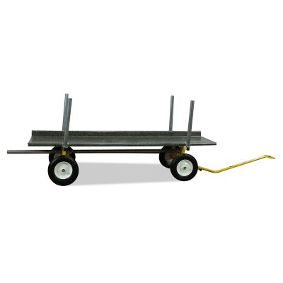 Image showing  2000 lb. All-Terrain 4-Wheel Lumber and Pipe Cart