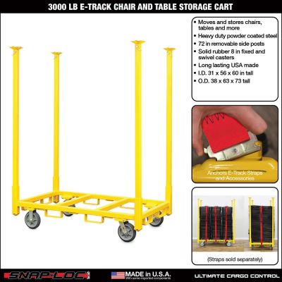 Image showing  3000 lb. E-Track Chair Table And More Storage Cart