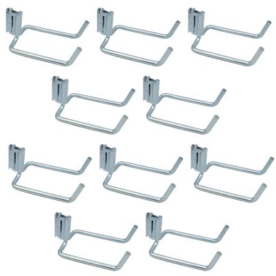 Snap-Loc E-Track Multi-Purpose J-Hook Dual 7 in. Hanger, 10 pk.