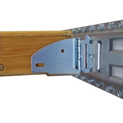 Image showing  E-Track Wood Beam End Socket with Hinge, 10 pk.