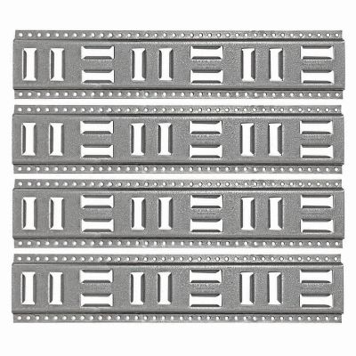 Snap-Loc E-Track 24 in. USA Galvanized Steel, 4 pk.