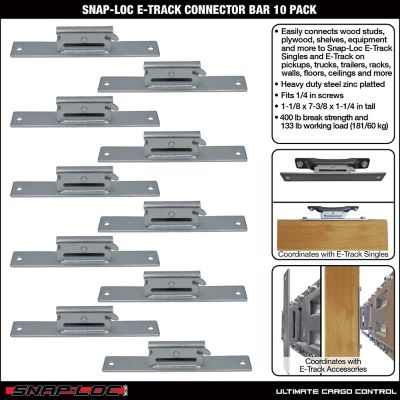 Image showing  E-Track Connnector Bar, 10 pk.