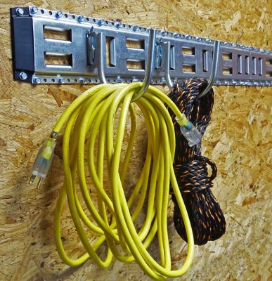 Image showing  4 in. E-Track Multi-Purpose J-Hook Hangers, 10-Pack