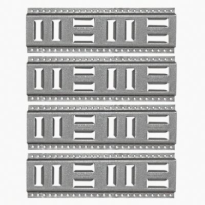 Snap-Loc E-Track 16 in. USA Galvanized Steel, 4 pk.