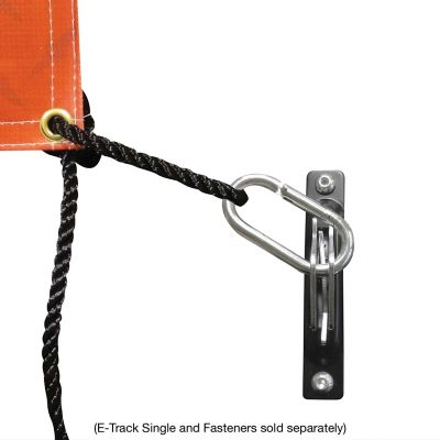 Image showing  E-Track Snap-Hook Carabiner Tie-Down For Rope, Cable, 10 pk.