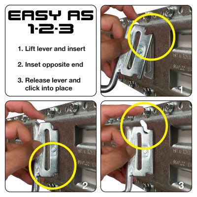 Image showing  E-Track Multi-Purpose J-Hook 2 in. Hanger, 10 pk.