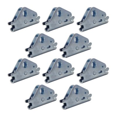 Snap-Loc E-Track Ea-Fitting with 1/2 in. Tie-Down Hole, 10 pk.