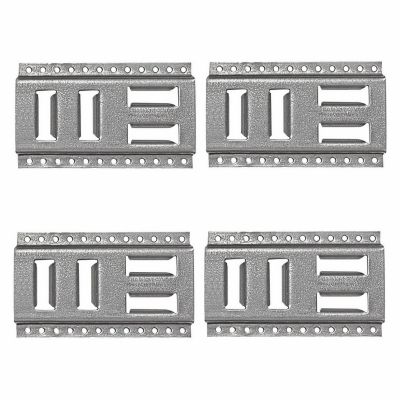 Snap-Loc E-Track 8 in. USA Galvanized Steel, 4 pk.