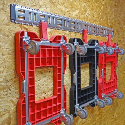 Image showing  E-Track 32 in. USA Galvanized Steel, 2 pk.